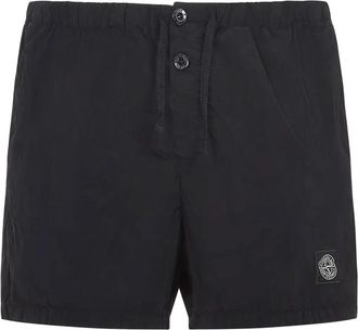 Stone Island Slim-fit Zwemshorts - Heren - Strandmode - Zwart - S - Nylon - Badmode