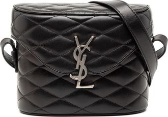 Saint Laurent Pre-owned Saint Laurent Quilted Lambskin Monogram June Box Bag Unisex GAB710298 072
