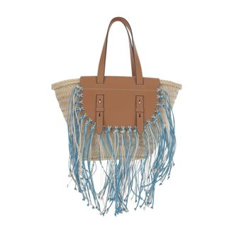 Cuba Lab Tassen, Dames, Veelkleurig, ONE Size, Leer, Tropicana Bag - Kenia Large