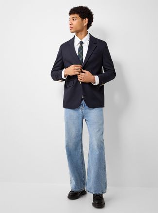 Dunst Mens Gold-button navy jacket