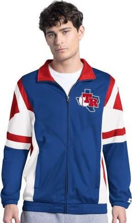 Starter Mens Starter Royal/Red Texas Rangers Contender Tricot Full-Zip Track Jacket at Nordstrom, Size Xxx-Large