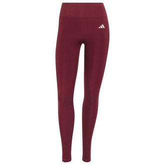 adidas Optime Essentials Stash Pocket Full Length Leggings f&uuml;r Damen | rot