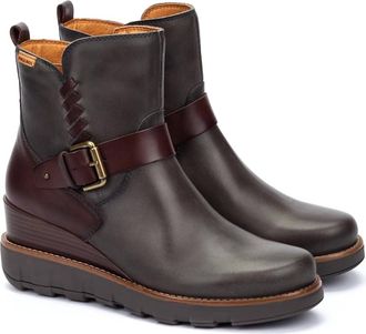 Pikolinos Womens Sanlucar Wedge Boots In Lead