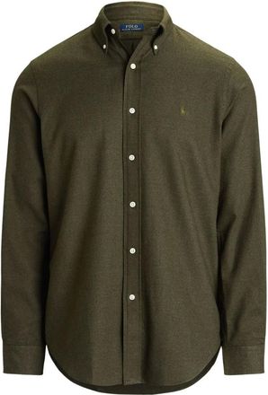 Polo Ralph Lauren Camicia Twill Performance Custom Fit - - Shirts - Uomo - Verde - M