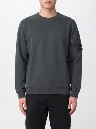Stone Island Graphic Print Cotton Hoodie