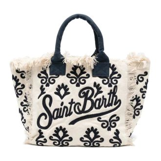 Saint Barth Tote Bags, female, Black, Size: ONE SIZE Vanity Tote Bag