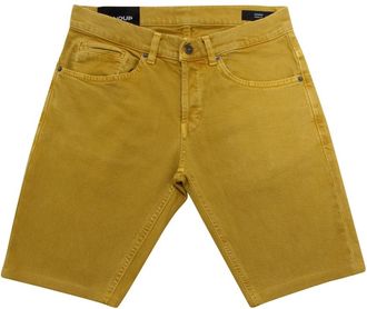 Dondup Denim Bermuda Shorts Made in Italy - Heren - Denim shorts - Geel - W30 - Denim - Korte Broeken