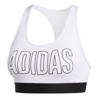 adidas (WMNS) adidas Dont Rest Alphaskin Padded Bra White Black FU4032