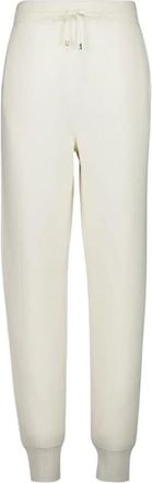 Tom Ford Slim Fit Jogger Pants in Compact Merino Cashmere - Dames - Sweatpants - Wit - S - Wol - Broeken
