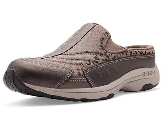 Easy Spirit Traveltime730 Womens Shoes Bronze Leopard : 7.5 WW (EE), Leather