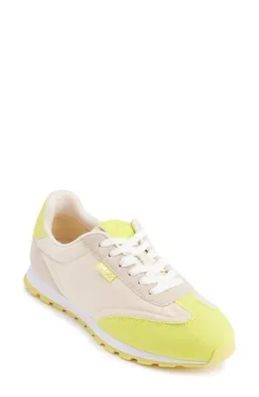 DKNY Forsythe Sneaker in Bone/Fluorescent Yellow at Nordstrom Rack, Size 8.5