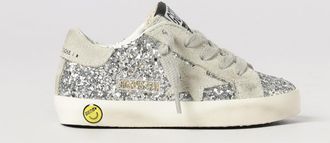 Golden Goose Sneakers Super-Star in camoscio used e glitter