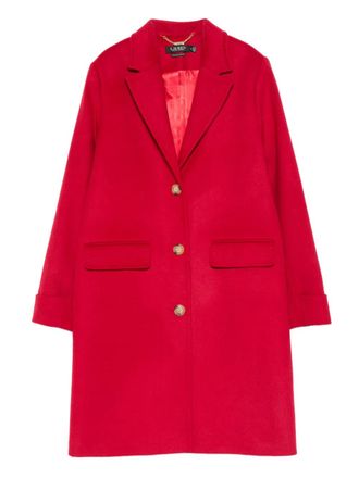 Lauren Ralph Lauren button-pocket coat - Red