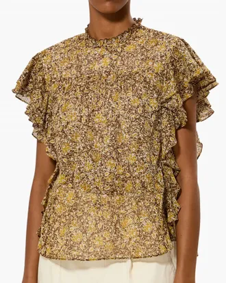 Isabel Marant Daliyane Top In Khaki