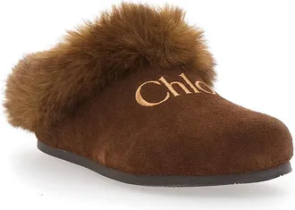 Chlo&eacute; Gore-Tex Slippers - Brown