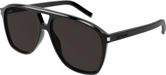 Saint Laurent SL 596 DUNE 001 Womens Sunglasses Black Size 58 - Free RX Lenses - Free RX Lenses