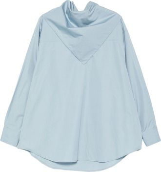 Ami Womens Shirts Clear Blue