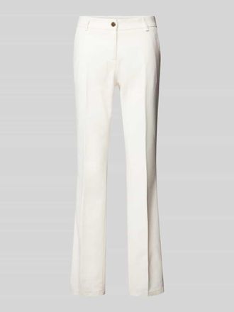 Brax Brax Regular Fit Stoffhose mit G&uuml;rtelschlaufen Modell Style.Maron in Offwhite, Gr&ouml;&szlig;e 42K