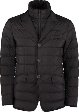Herno Heren, Jassen, Zwart, Maat: M Polyamide