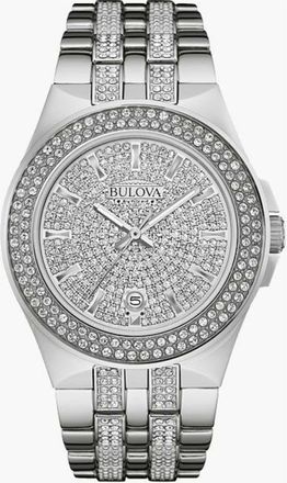 Bulova Crystal Mens Watch