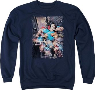 Gildan Superman Action Comics 1 Adult Crewneck Sweatshirt