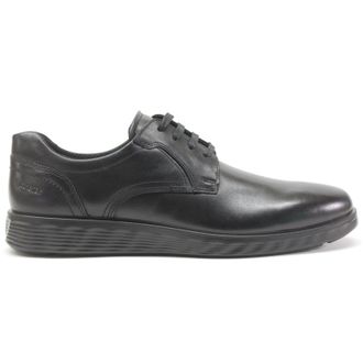 Ecco Ecco S Lite Hybrid 520364 Full Grain Leather Mens Lace Up Shoes - Black - Size:UK 10.5-11