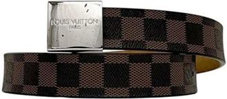 Louis Vuitton Pre-owned Belts, female, Brown, Size: ONE SIZE Pre-owned Canvas Belt