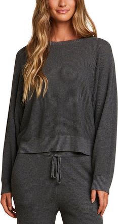 Barefoot Dreams Luxeblend Waffle Knit Pullover