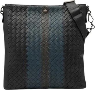 Bottega Veneta Pre-owned Leren Crossbodytas - Dames - Vintage Schoudertas - Veelkleurig - ONE Size - Leer - Vintage