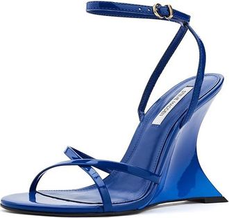 Steve Madden Layers Womens Sandals Cobalt : 7.5 M, Synthetic