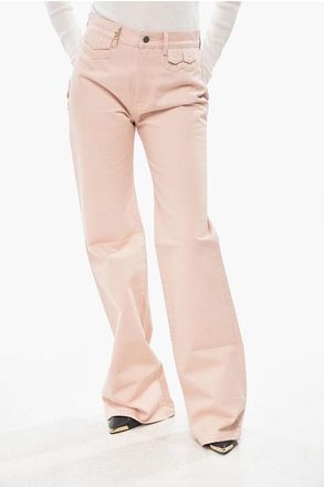 Chlo&eacute; Cotton Straight-Leg Multi-Pocket Trousers size 44