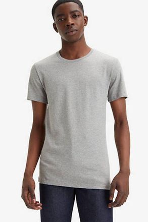 Levi's T-shirt girocollo slim - Confezione da 2 - Uomo - 2XL - Neutral / White / Heather Grey