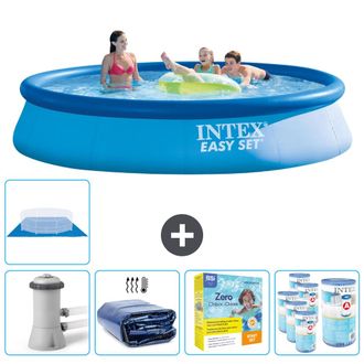 Intex Piscina Easy Set Redonda - 396x84 Cm - 8-piezas Scb22