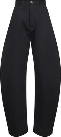 Alaia Round Jeans - Dames - Loose Fit Jeans - Zwart - S - Katoen - Jeans