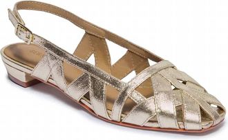 Bernardo Womens Glinda Slingback Flats In Platinum