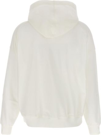 Brunello Cucinelli Monile-Detail Cotton Hoodie - White