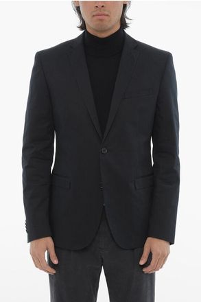 Corneliani CC COLLECTION Cotton Blend Blazer with Side Splits size 54