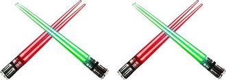 OEM Juego De 4 Pares De Varitas L&aacute;ser Luminosas, Rojas Y Verdes