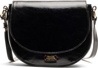 Frances Valentine Mini Ellen Leather Crossbody Bag in Black at Nordstrom