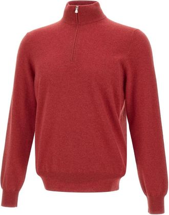 Gran Sasso Truien Rood - Heren - Cashmere truien - Rood - L - Kasjmier - Truien & Vesten