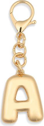 Leith Bubble Initial Bag Charm in A- Gold at Nordstrom Rack