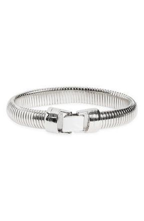 Open Edit Omega Chain Bracelet in Silver at Nordstrom Rack