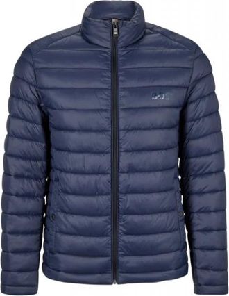 HUGO BOSS Calanos Jacket - Heren - Winterjassen - Blauw - 5XL - Leer - Jassen