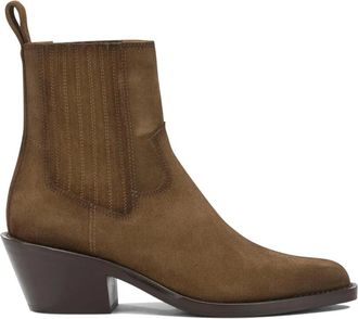 Henderson Schoenen, Dames, Bruin, 38 EU, Su&egrave;de, Allyson Su&egrave;de Enkellaarsjes