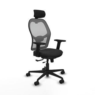 Piqueras y Crespo Silla De Oficina Piqueras Y Crespo Jorquera Negro Espuma Alta Densidad