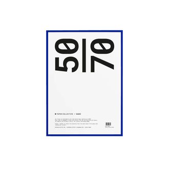 Paper Collective Bilderrahmen 50 x 70 cm, Kiefer blau