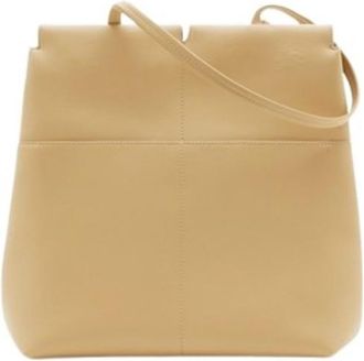 Burberry Embossed Equestrian Knight Snip Tote Bag