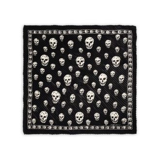Alexander McQueen Accessoires, Dames, Zwart, ONE Size, Alexander Mc Queen Sjaals