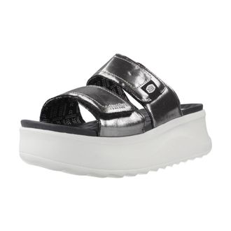 Hey Dude Delray Slide Classic - Dames - Sleehakken - Grijs - 41 EU - Schoenen