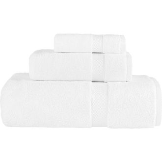 Linum Home Textiles 3-Piece Anovia Oversized Towel Set in White at Nordstrom Rack